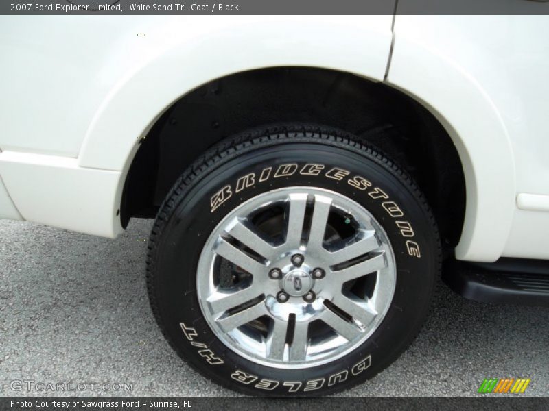White Sand Tri-Coat / Black 2007 Ford Explorer Limited