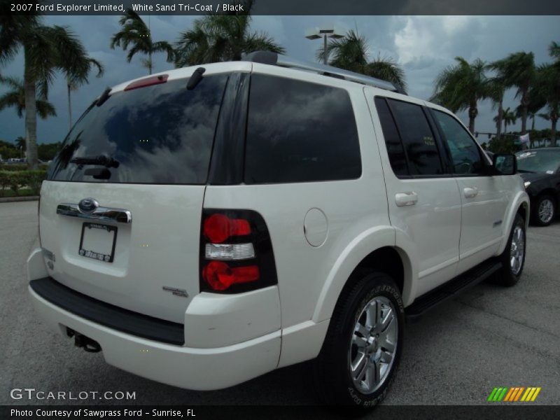 White Sand Tri-Coat / Black 2007 Ford Explorer Limited