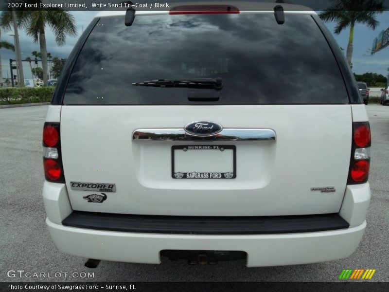 White Sand Tri-Coat / Black 2007 Ford Explorer Limited