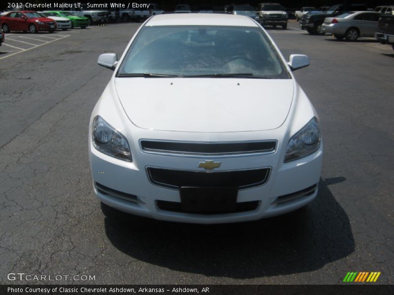 Summit White / Ebony 2012 Chevrolet Malibu LT