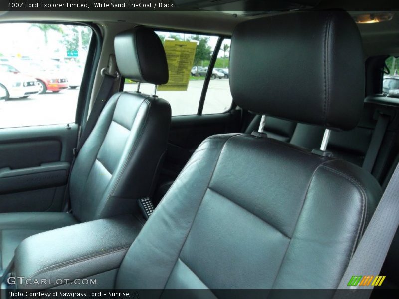 White Sand Tri-Coat / Black 2007 Ford Explorer Limited