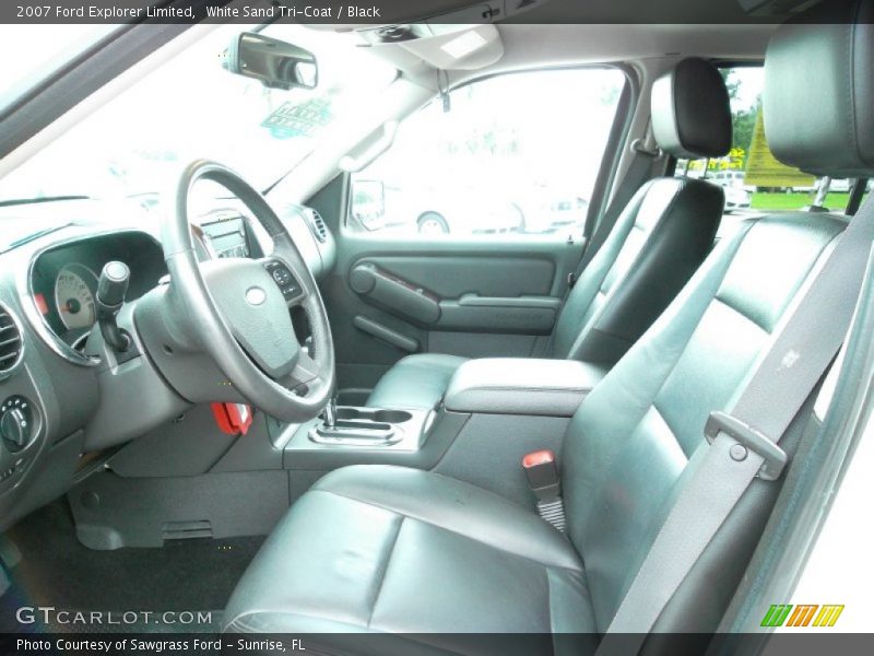 White Sand Tri-Coat / Black 2007 Ford Explorer Limited