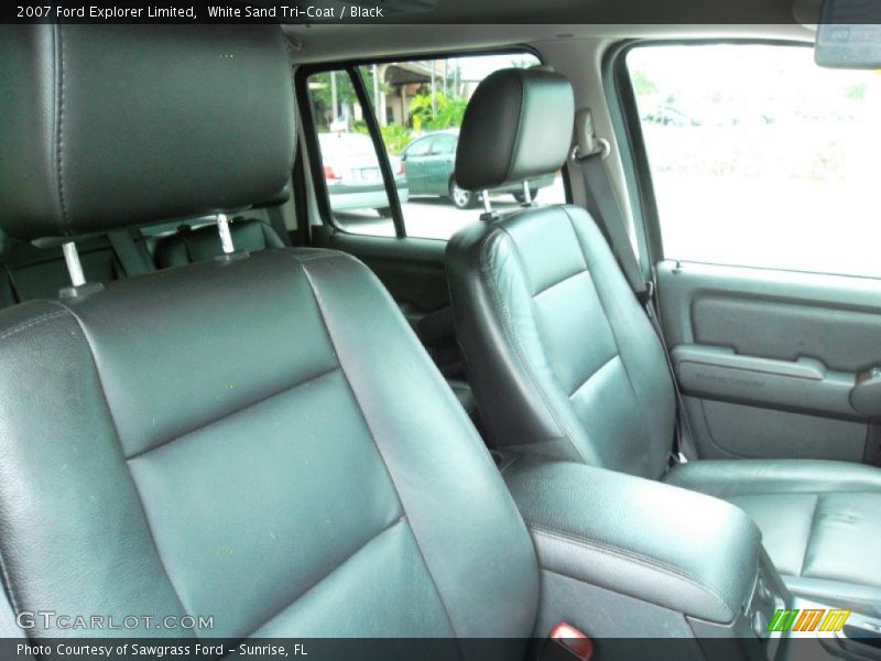 White Sand Tri-Coat / Black 2007 Ford Explorer Limited