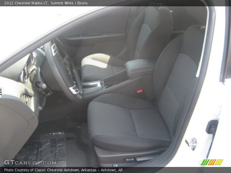 Summit White / Ebony 2012 Chevrolet Malibu LT
