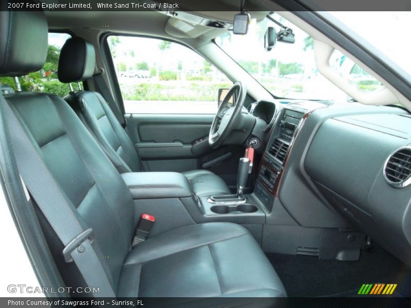 White Sand Tri-Coat / Black 2007 Ford Explorer Limited
