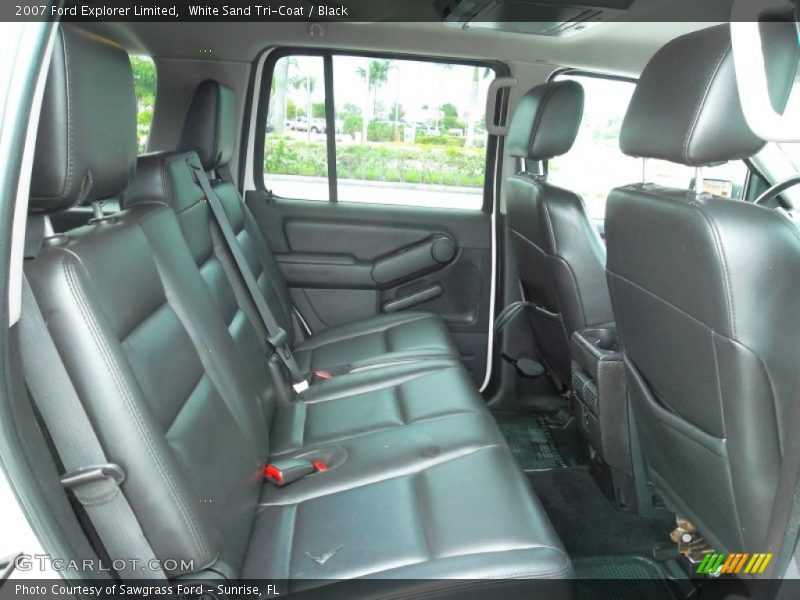 White Sand Tri-Coat / Black 2007 Ford Explorer Limited