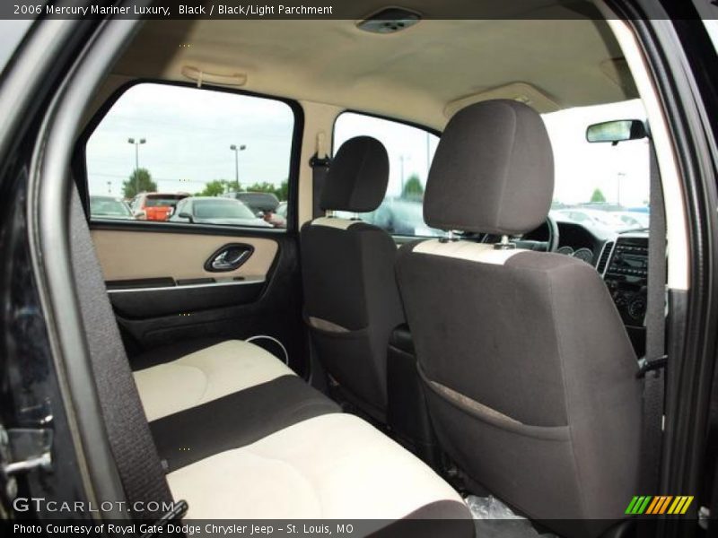 Black / Black/Light Parchment 2006 Mercury Mariner Luxury