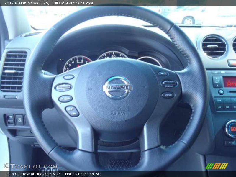 Brilliant Silver / Charcoal 2012 Nissan Altima 2.5 S