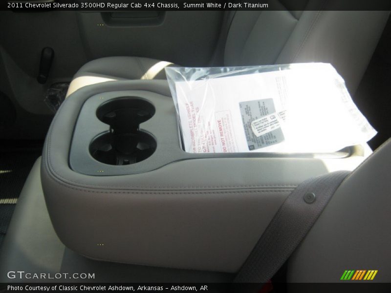 Summit White / Dark Titanium 2011 Chevrolet Silverado 3500HD Regular Cab 4x4 Chassis