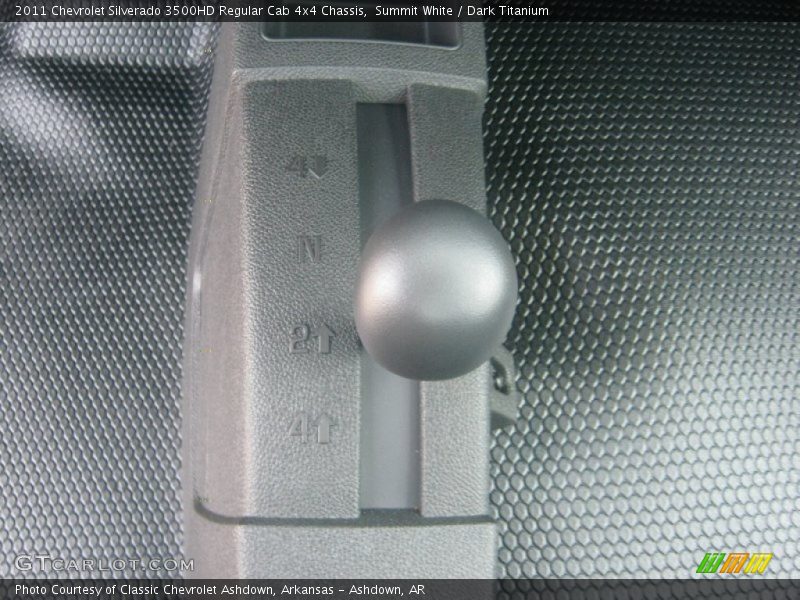 Summit White / Dark Titanium 2011 Chevrolet Silverado 3500HD Regular Cab 4x4 Chassis