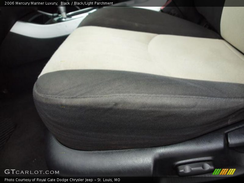 Black / Black/Light Parchment 2006 Mercury Mariner Luxury