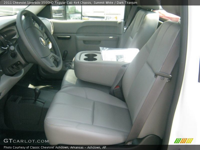  2011 Silverado 3500HD Regular Cab 4x4 Chassis Dark Titanium Interior