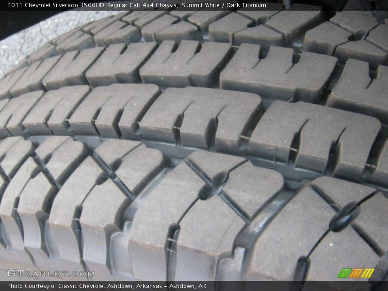 Summit White / Dark Titanium 2011 Chevrolet Silverado 3500HD Regular Cab 4x4 Chassis