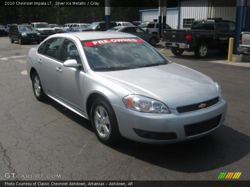 Silver Ice Metallic / Gray 2010 Chevrolet Impala LT