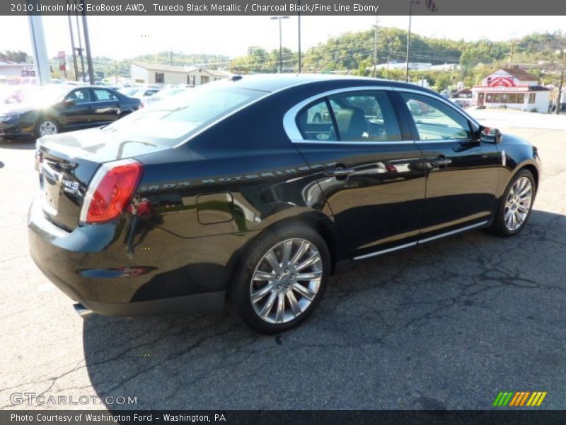 Tuxedo Black Metallic / Charcoal Black/Fine Line Ebony 2010 Lincoln MKS EcoBoost AWD