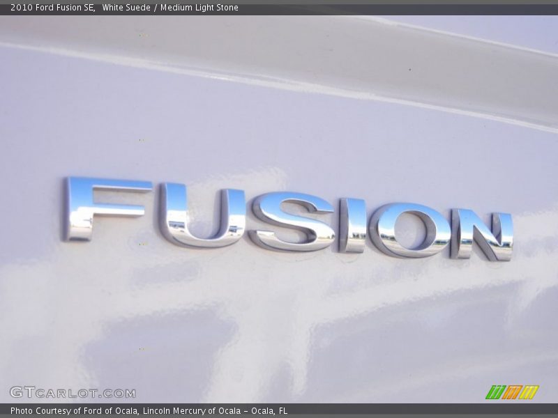 White Suede / Medium Light Stone 2010 Ford Fusion SE