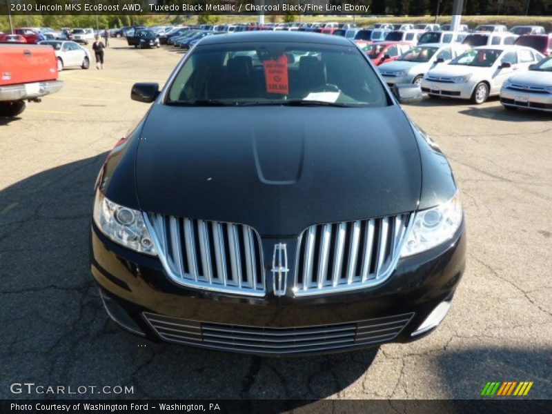 Tuxedo Black Metallic / Charcoal Black/Fine Line Ebony 2010 Lincoln MKS EcoBoost AWD