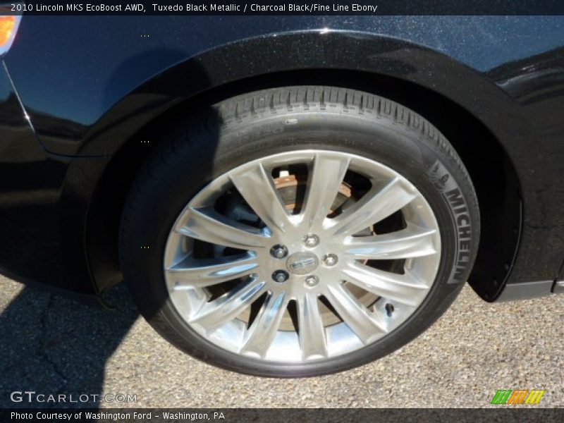 Tuxedo Black Metallic / Charcoal Black/Fine Line Ebony 2010 Lincoln MKS EcoBoost AWD