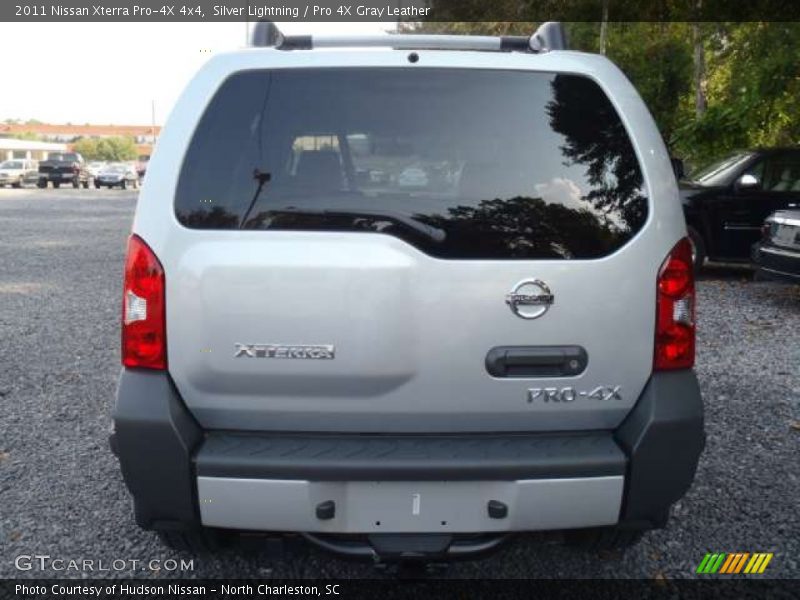 Silver Lightning / Pro 4X Gray Leather 2011 Nissan Xterra Pro-4X 4x4