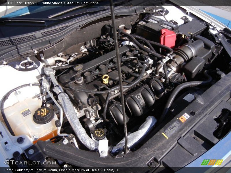 White Suede / Medium Light Stone 2010 Ford Fusion SE