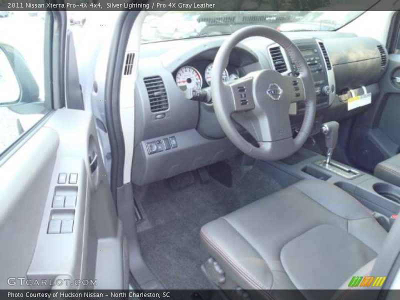 Silver Lightning / Pro 4X Gray Leather 2011 Nissan Xterra Pro-4X 4x4