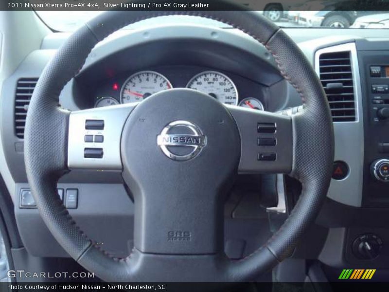 Silver Lightning / Pro 4X Gray Leather 2011 Nissan Xterra Pro-4X 4x4