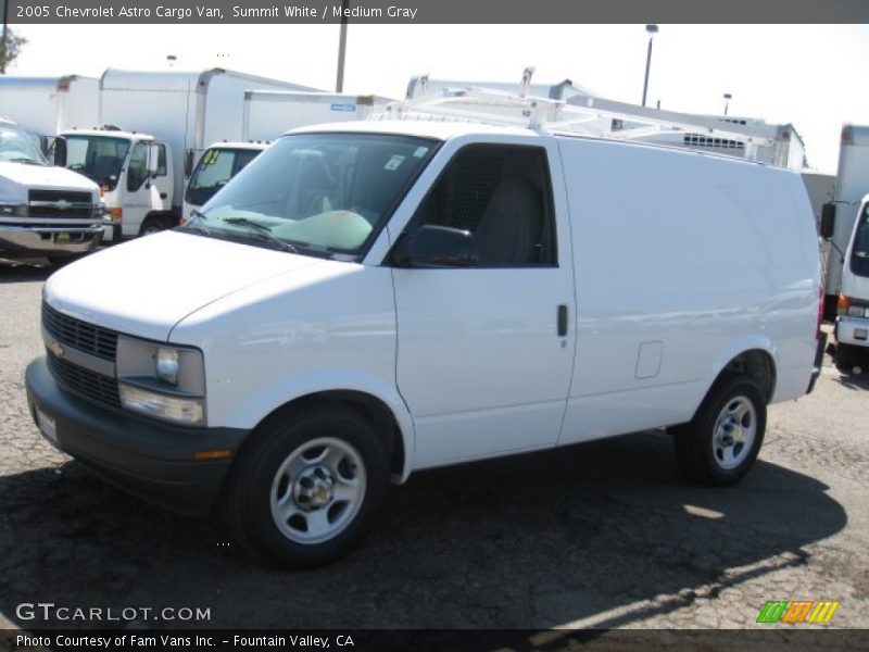 Summit White / Medium Gray 2005 Chevrolet Astro Cargo Van