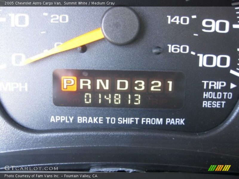 Summit White / Medium Gray 2005 Chevrolet Astro Cargo Van