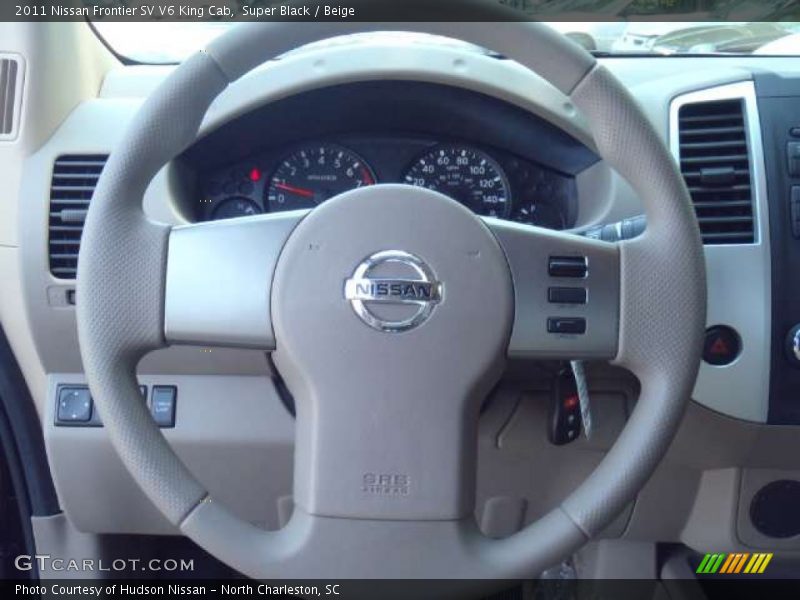 Super Black / Beige 2011 Nissan Frontier SV V6 King Cab