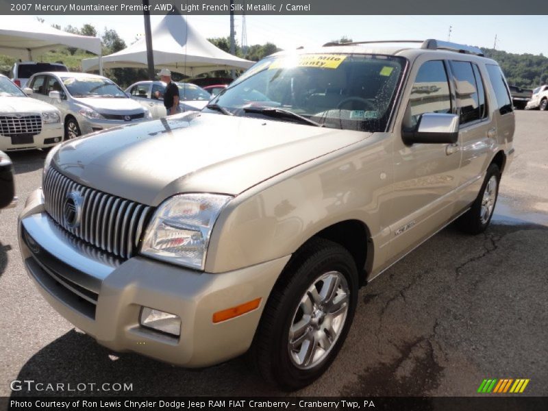 Light French Silk Metallic / Camel 2007 Mercury Mountaineer Premier AWD