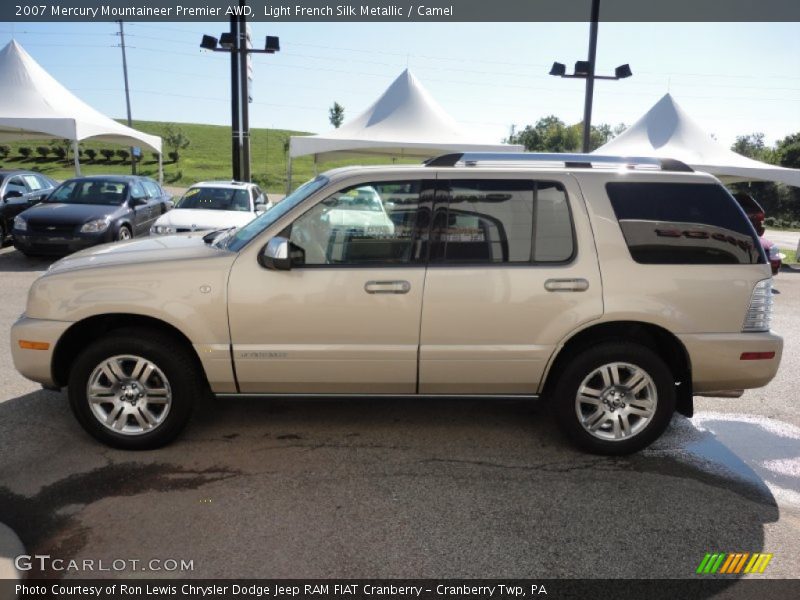 Light French Silk Metallic / Camel 2007 Mercury Mountaineer Premier AWD