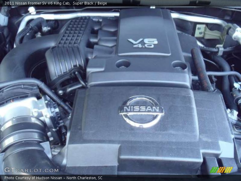 Super Black / Beige 2011 Nissan Frontier SV V6 King Cab