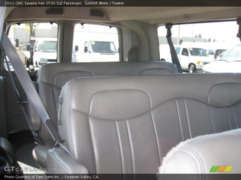 Summit White / Pewter 2001 GMC Savana Van 3500 SLE Passenger