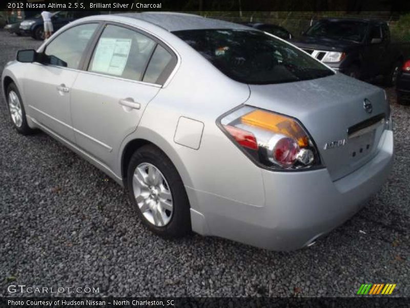 Brilliant Silver / Charcoal 2012 Nissan Altima 2.5 S