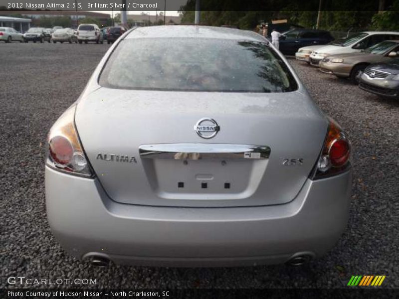 Brilliant Silver / Charcoal 2012 Nissan Altima 2.5 S