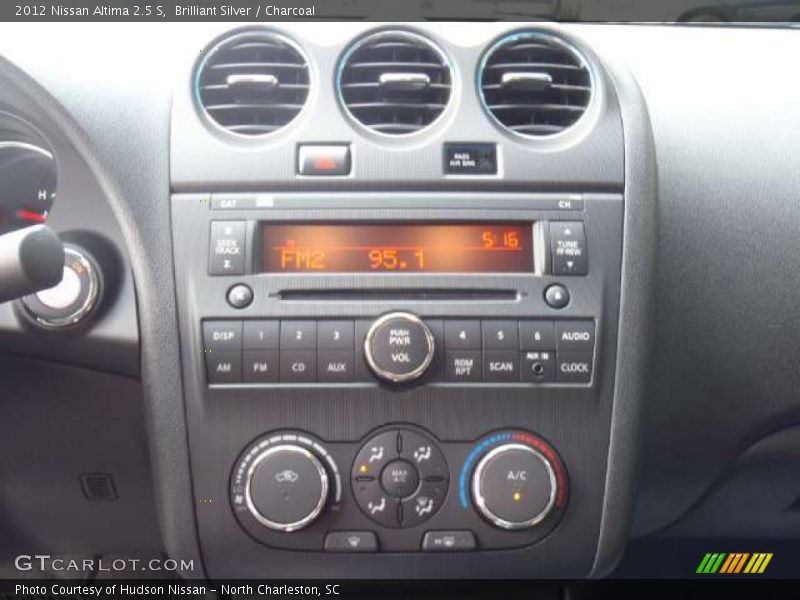 Brilliant Silver / Charcoal 2012 Nissan Altima 2.5 S