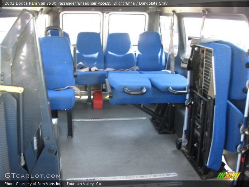 Bright White / Dark Slate Gray 2002 Dodge Ram Van 3500 Passenger Wheelchair Access
