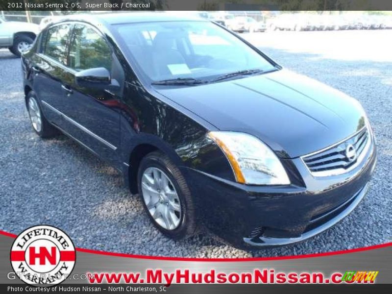 Super Black / Charcoal 2012 Nissan Sentra 2.0 S