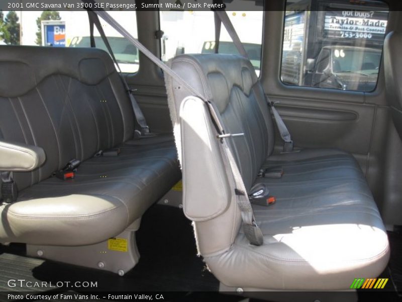 Summit White / Dark Pewter 2001 GMC Savana Van 3500 SLE Passenger