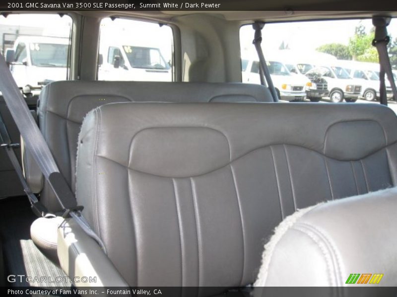 Summit White / Dark Pewter 2001 GMC Savana Van 3500 SLE Passenger
