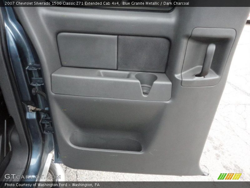 Blue Granite Metallic / Dark Charcoal 2007 Chevrolet Silverado 1500 Classic Z71 Extended Cab 4x4