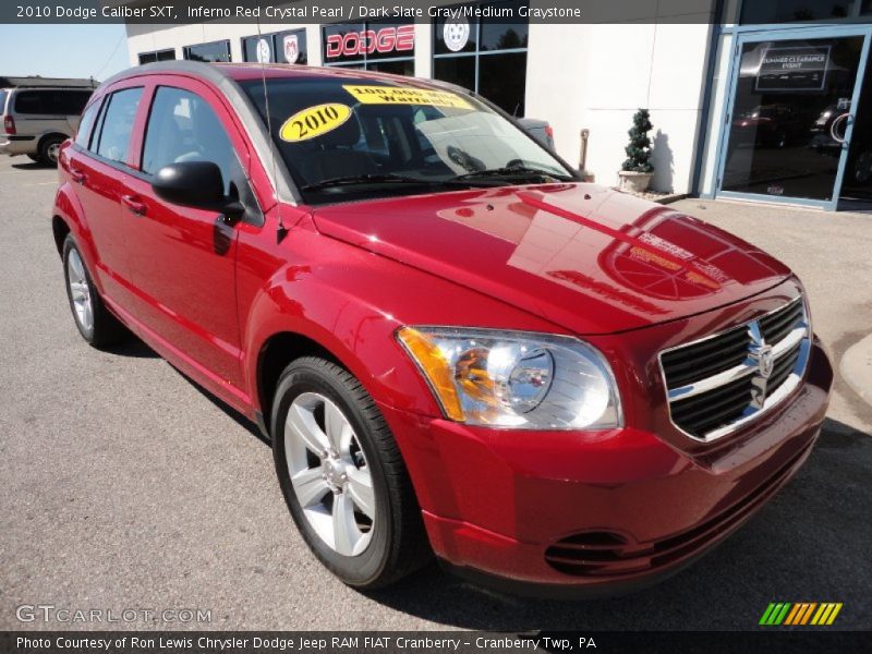 Inferno Red Crystal Pearl / Dark Slate Gray/Medium Graystone 2010 Dodge Caliber SXT