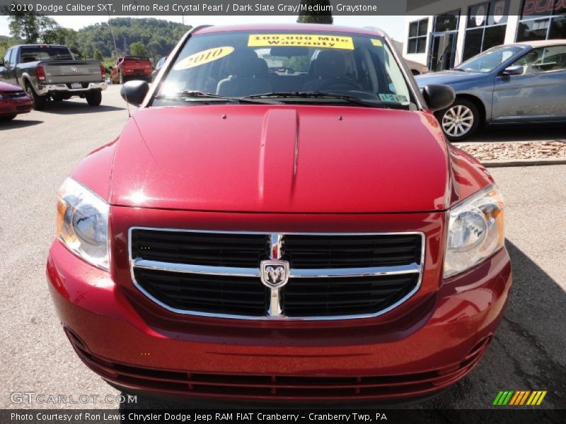Inferno Red Crystal Pearl / Dark Slate Gray/Medium Graystone 2010 Dodge Caliber SXT