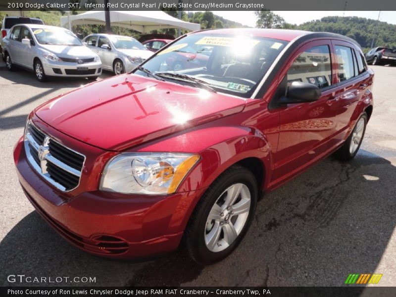 Inferno Red Crystal Pearl / Dark Slate Gray/Medium Graystone 2010 Dodge Caliber SXT