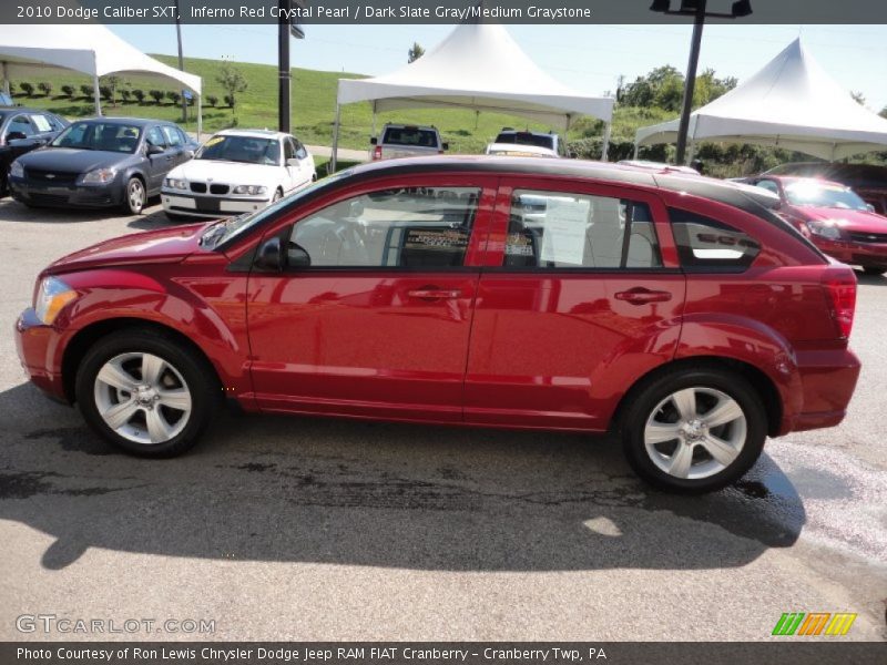 Inferno Red Crystal Pearl / Dark Slate Gray/Medium Graystone 2010 Dodge Caliber SXT