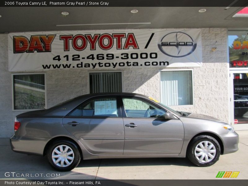 Phantom Gray Pearl / Stone Gray 2006 Toyota Camry LE