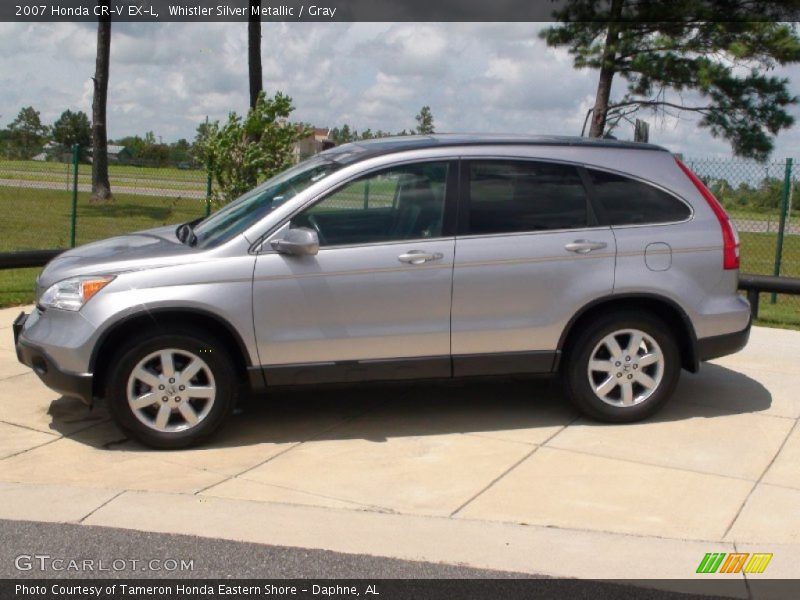 Whistler Silver Metallic / Gray 2007 Honda CR-V EX-L