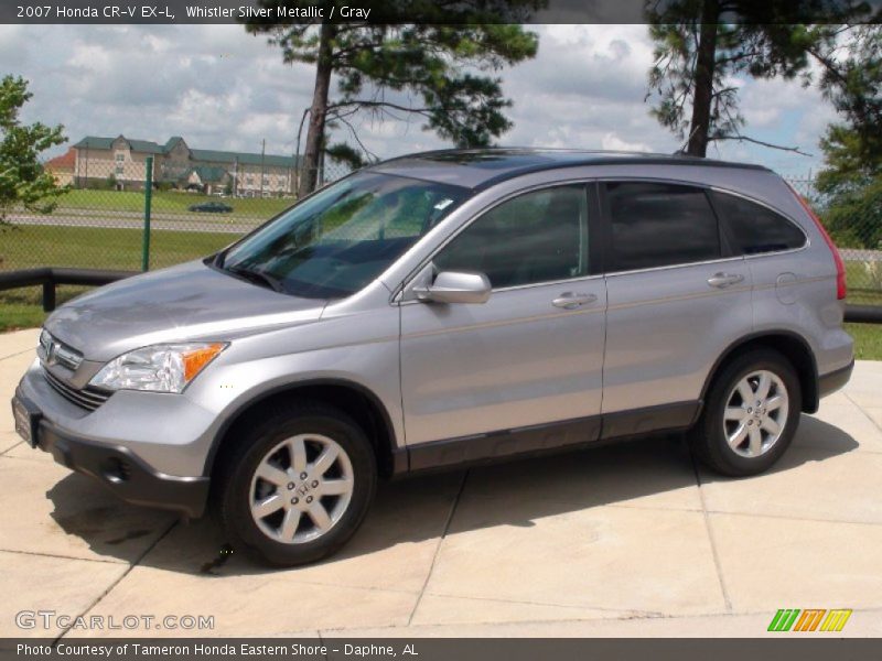 Whistler Silver Metallic / Gray 2007 Honda CR-V EX-L