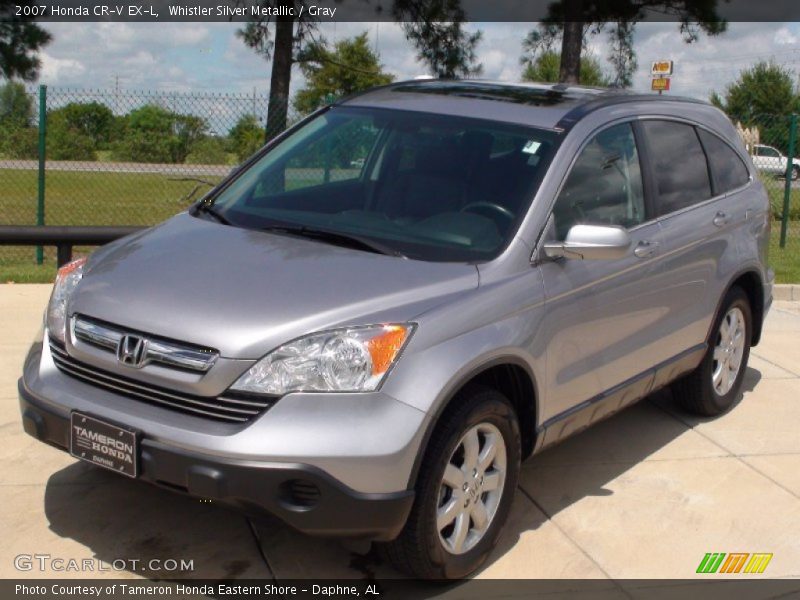 Whistler Silver Metallic / Gray 2007 Honda CR-V EX-L