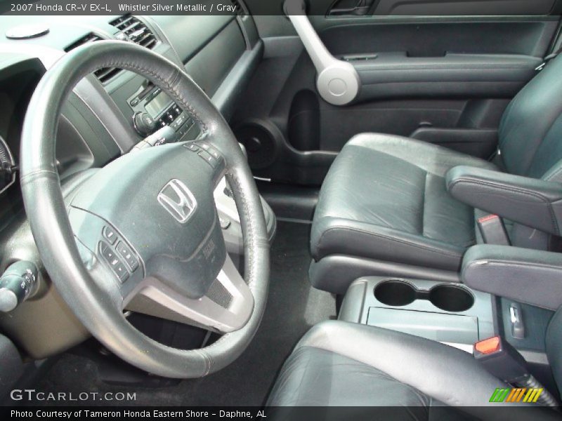 Whistler Silver Metallic / Gray 2007 Honda CR-V EX-L